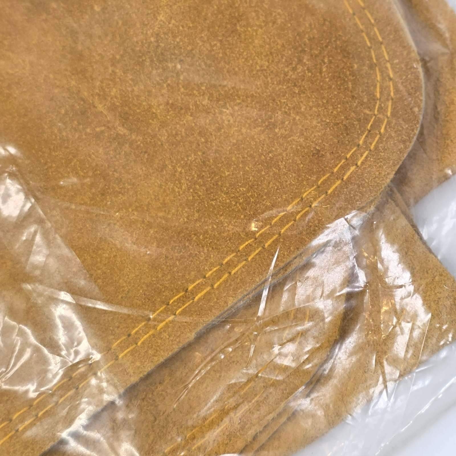 Chicago Electric Leather Welding Apron Brown Suede 4 Pockets 45193 Heavy Duty