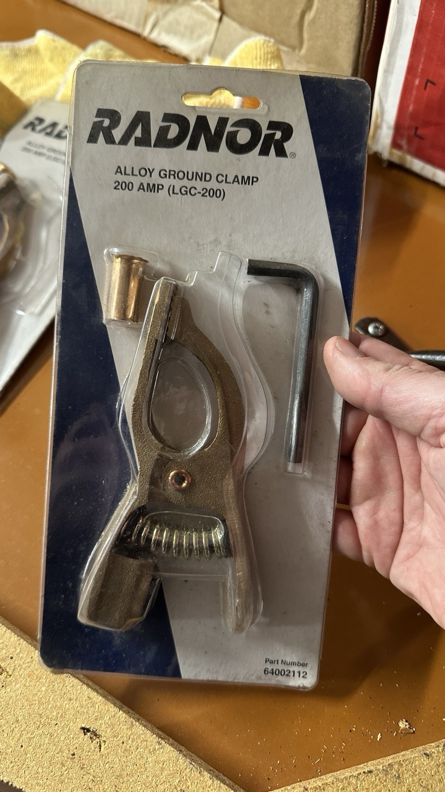 Radnor RAD64002112 Model LGC-200 200 Amp Copper Ground Clamp