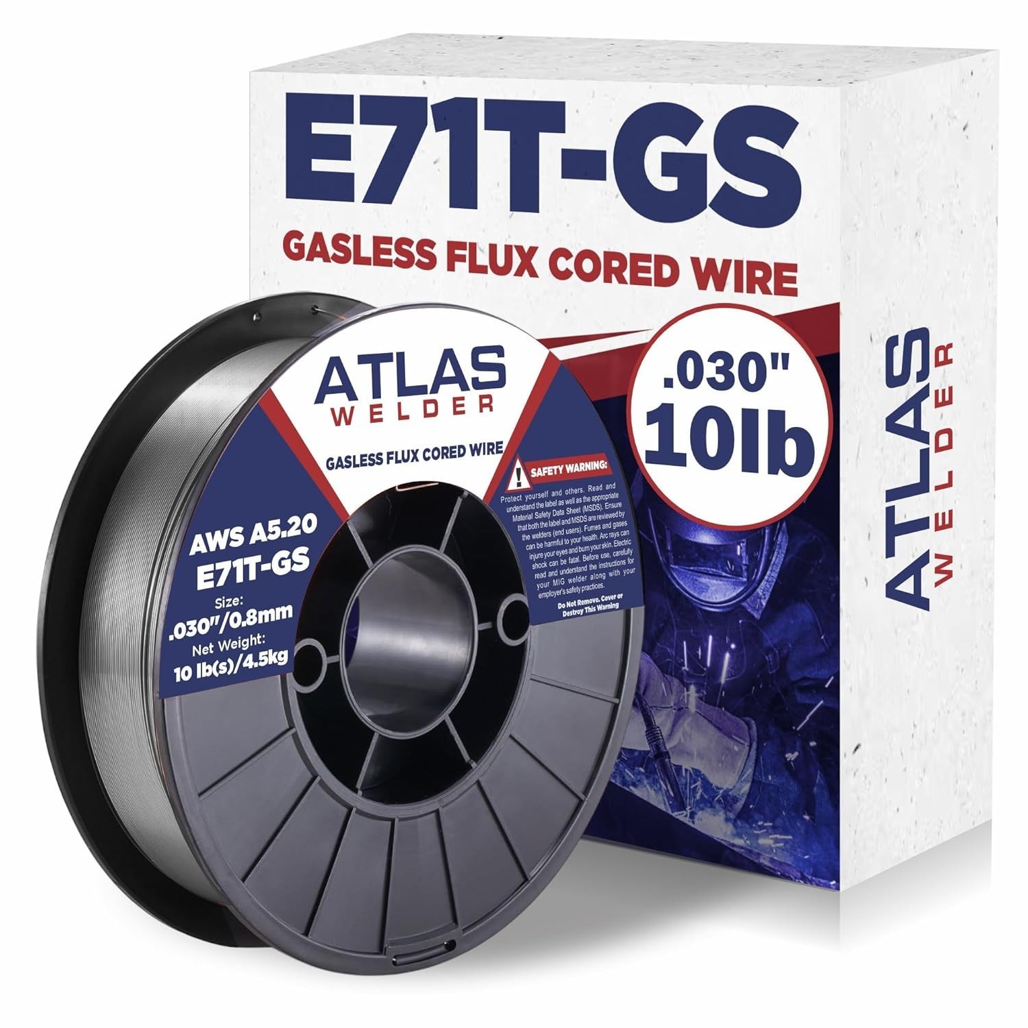 Hyper Tough Flux Core Wire 0.023″ Gasless 10lb Mig Wire