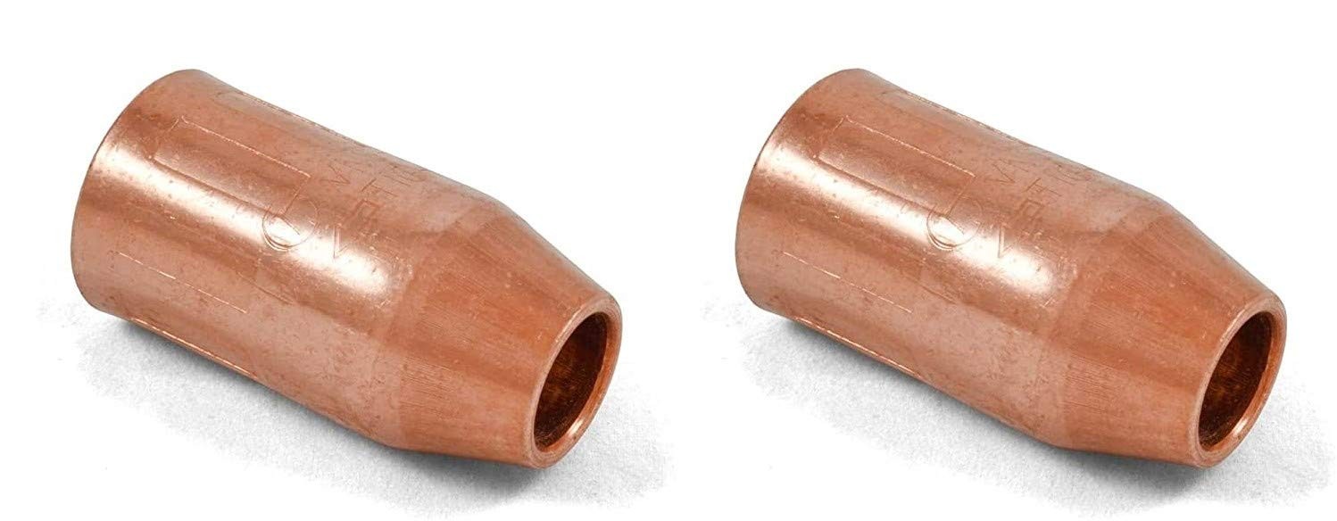 2 PCS Genuine VNS50F Velocity Series 1/2 Inch LD Flush Mig Welding Nozzle
