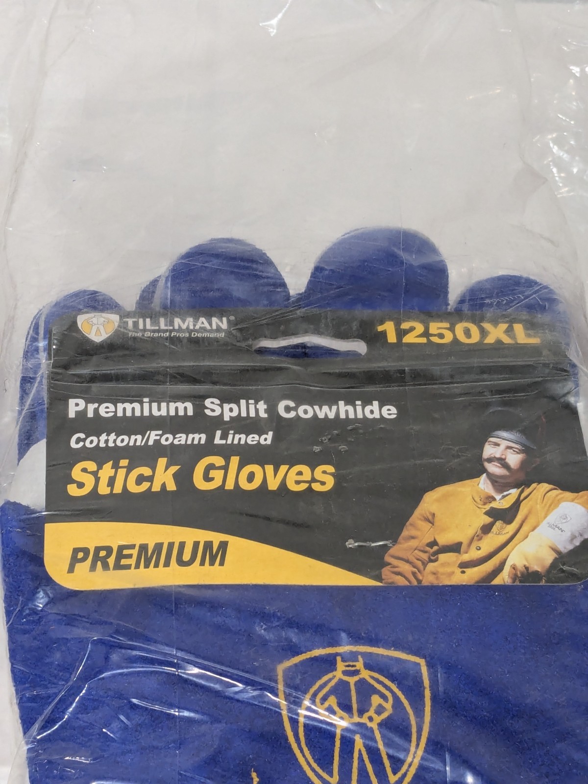 Tillman Premium Split Cowhide Stick Welding Gloves Sz XL 6 Pairs 1250XL