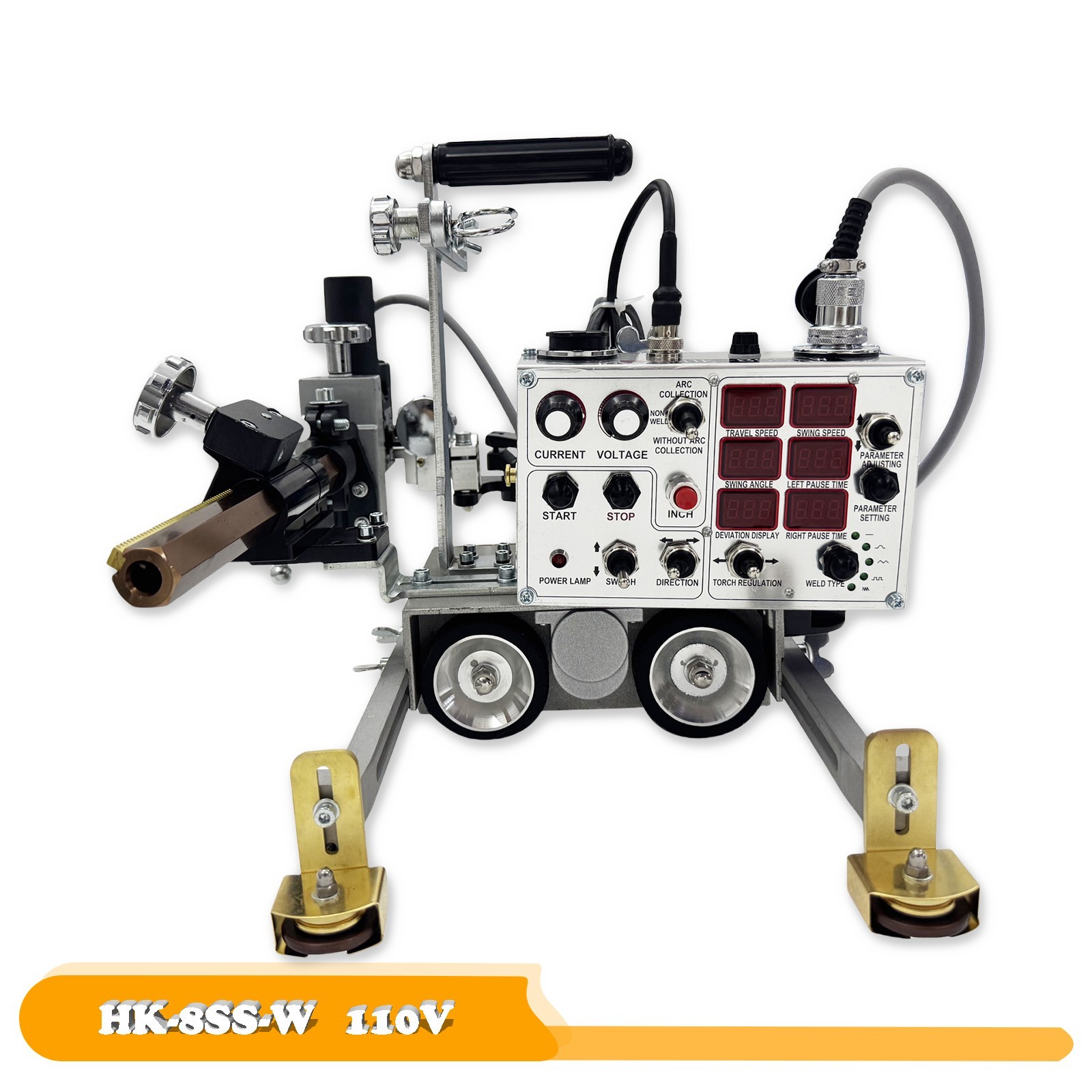110V HK-8SS-W Swing Type Magnetic Fillet Welding Auto Trolley Welding Carriage