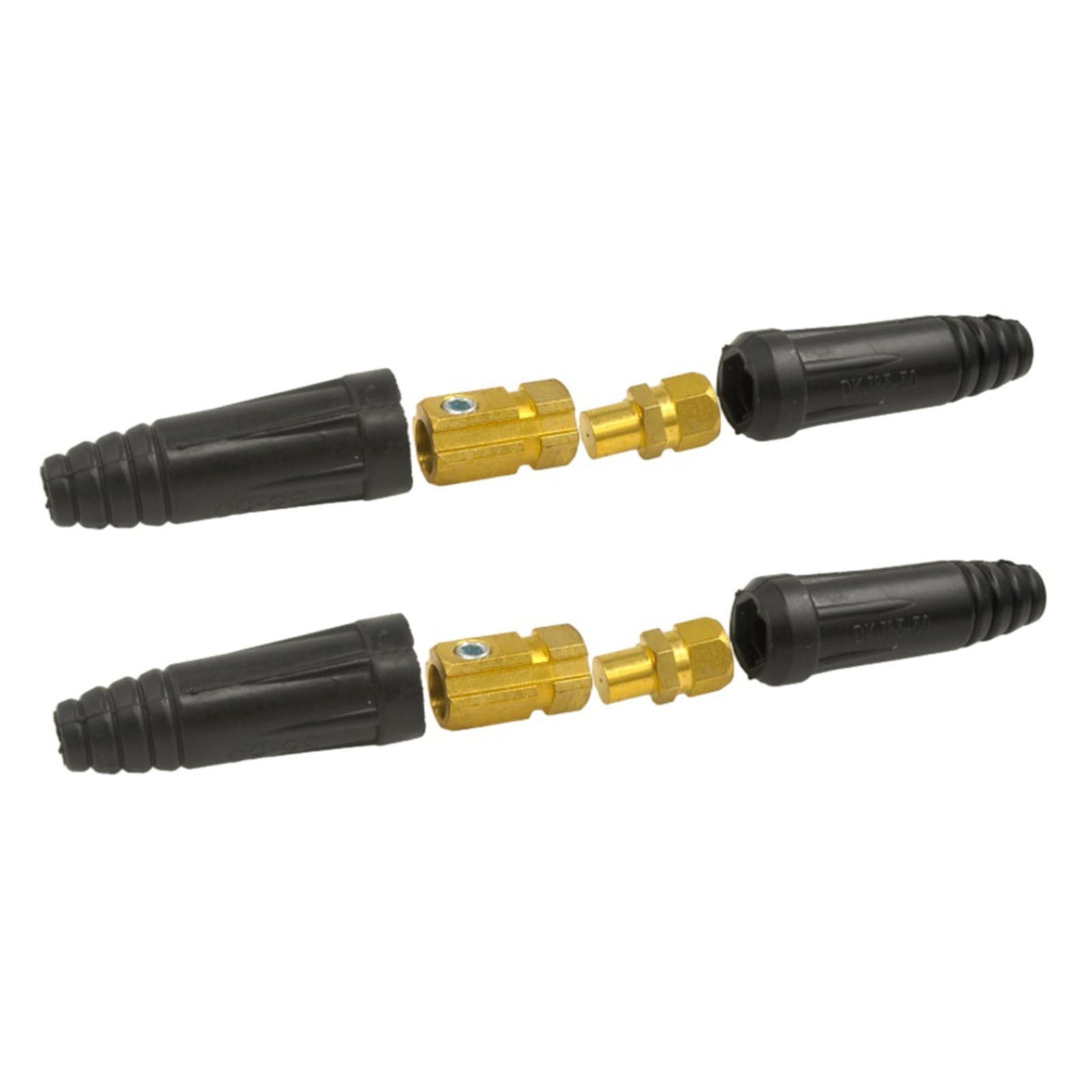for 2 set Welding Cable Quick Connector Pair (200Amp-300Amp (#4-#1) 35-50 SQ-MM