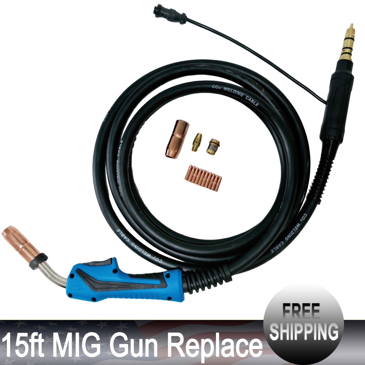 15ft MIG Gun For Miller AccuLock MDX-250 212,235,250,251,252,255 Welder MDX-250