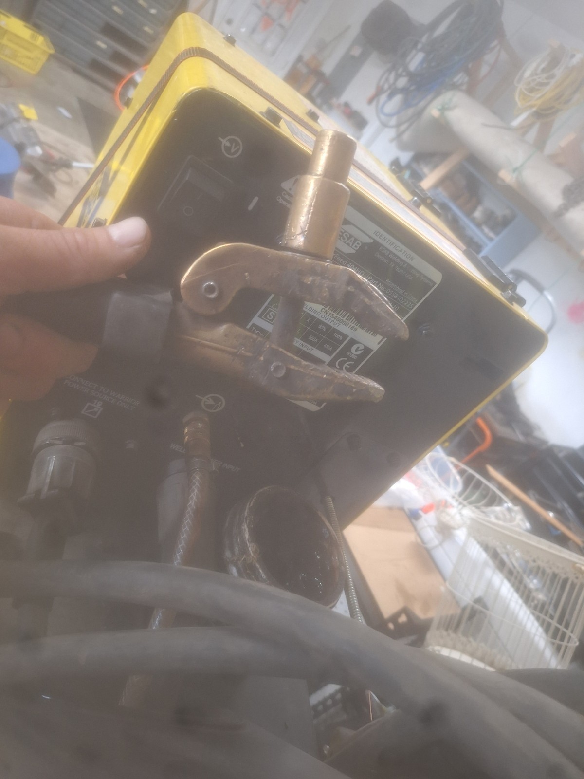 ESAB Warrior 500i cc/cv mig tig and Stick w/ robust