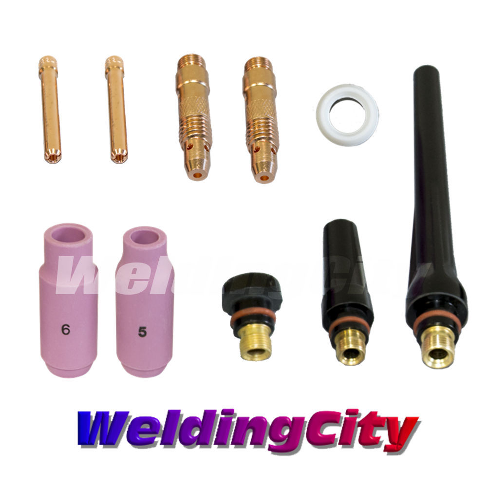 WeldingCity® 10-pcs Regular Setup Kit 1/8″ TIG Welding Torch 17/18/26 T11 | USA
