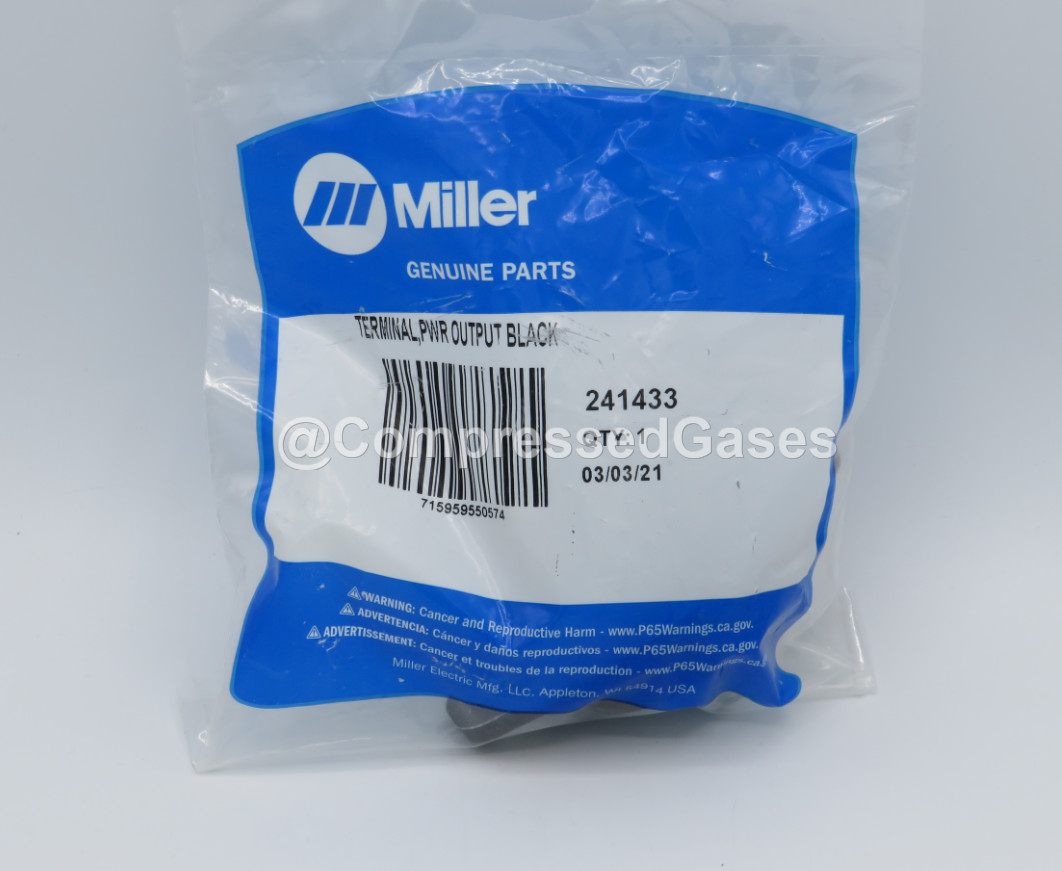 Miller Electric 241433 Terminal, Power Output Black