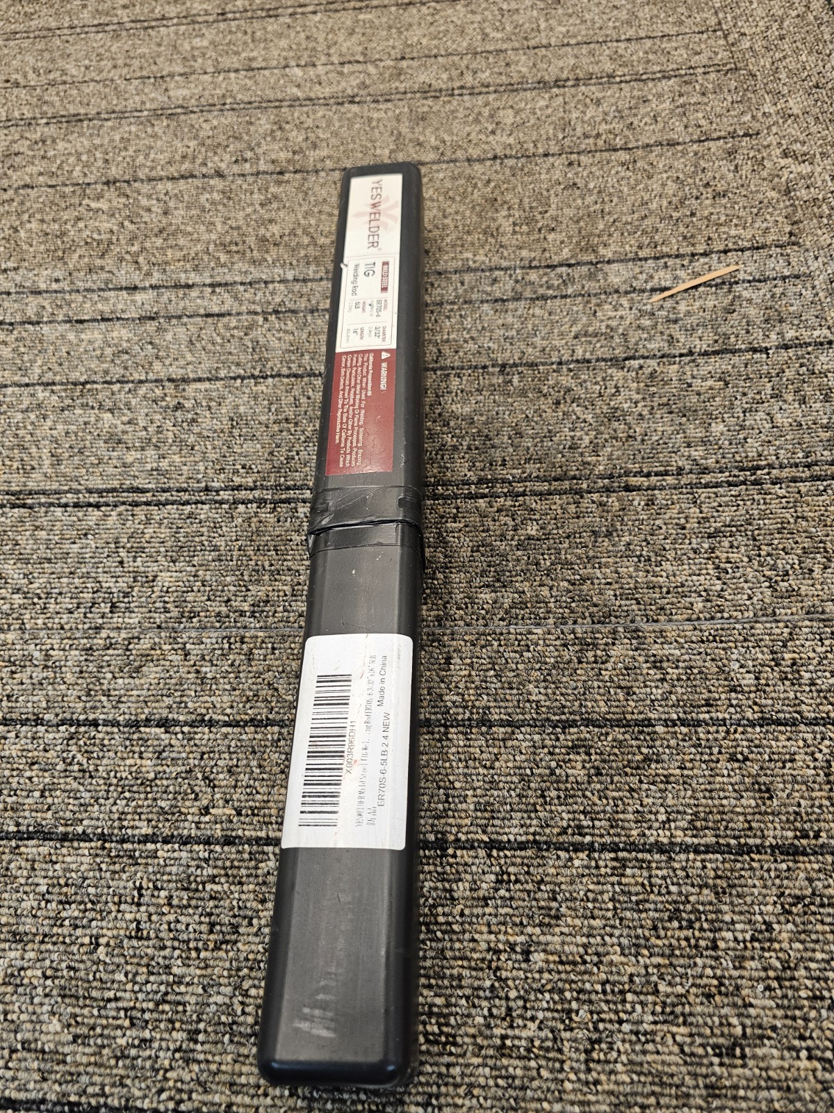Yeswelder ER70S-6 Mild Steel TIG Welding Rod 3/32″ x 16″ 5LB Durable
