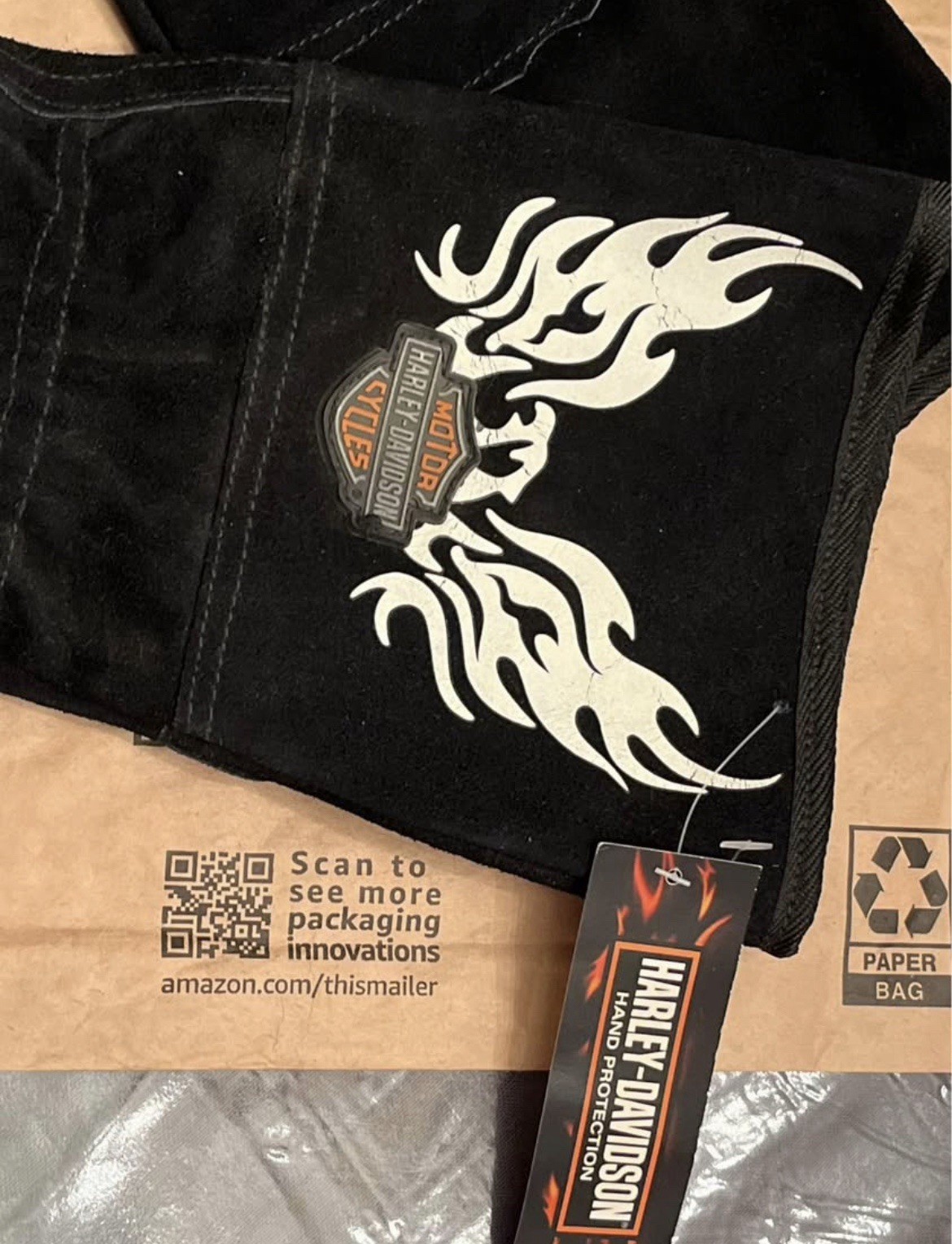 Harley-Davidson Black Welding Gloves
