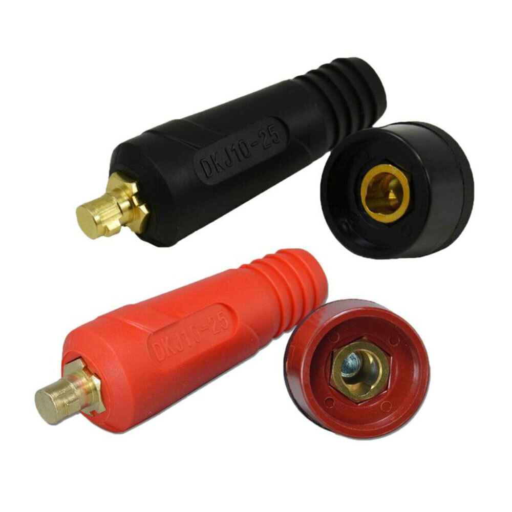 4 pcs TIG Welding Cable Panel Connector Socket DKJ10-25 & DKZ10-25 NEW-
