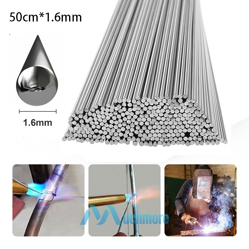 20-100x Low Temp Flux-Cored Welding Rods Aluminum Brazing Solution 50cm*1.6/2mm