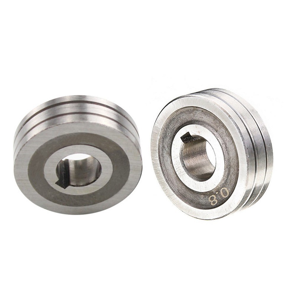 2*V-Groove Mig Welder Wire Feed Drive Roller Roll Parts 0.6/0.8 & 0.8/1.0 Useful