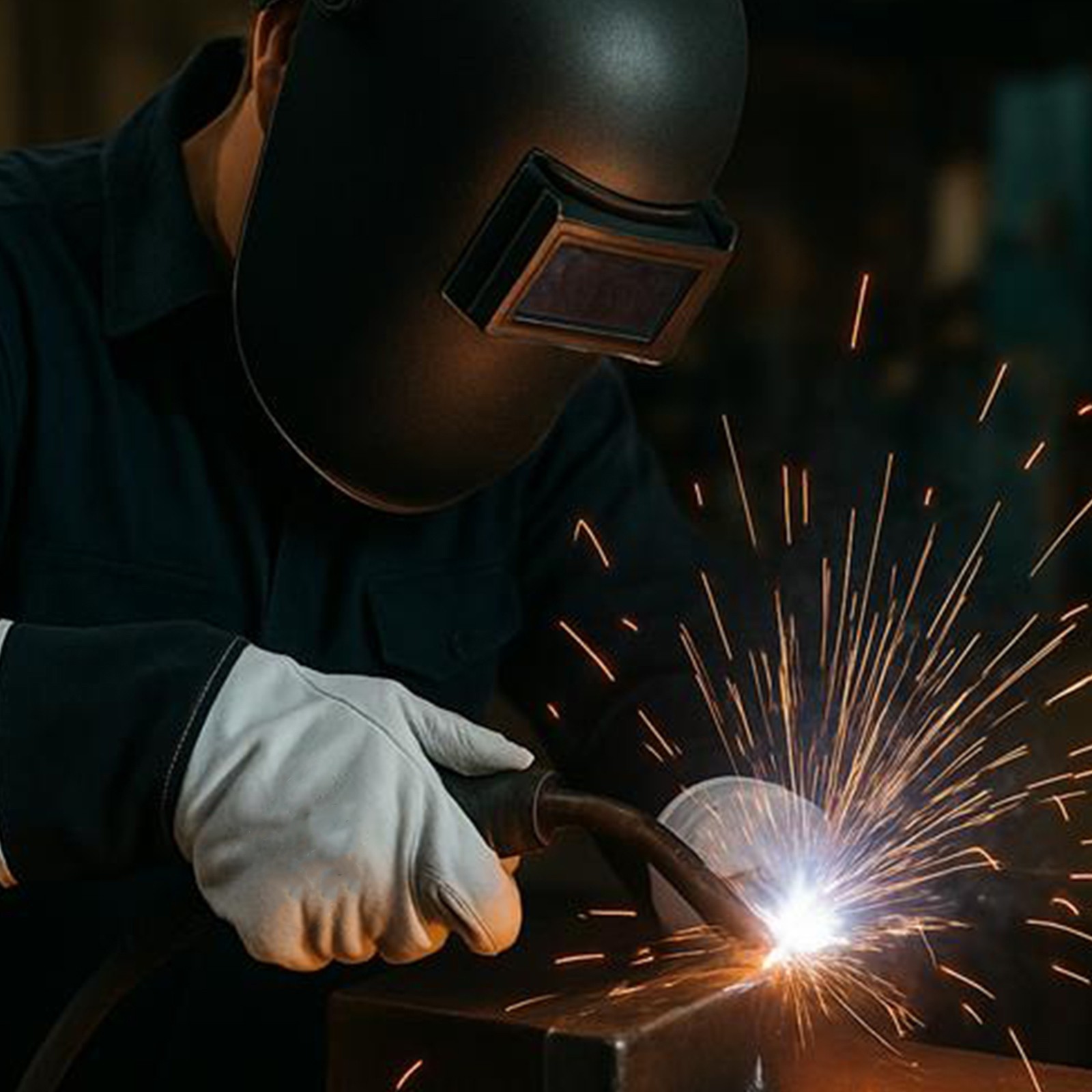 TIG Welding Gloves Premium Goatskin Leather Stitch Heat & Cut Resistant