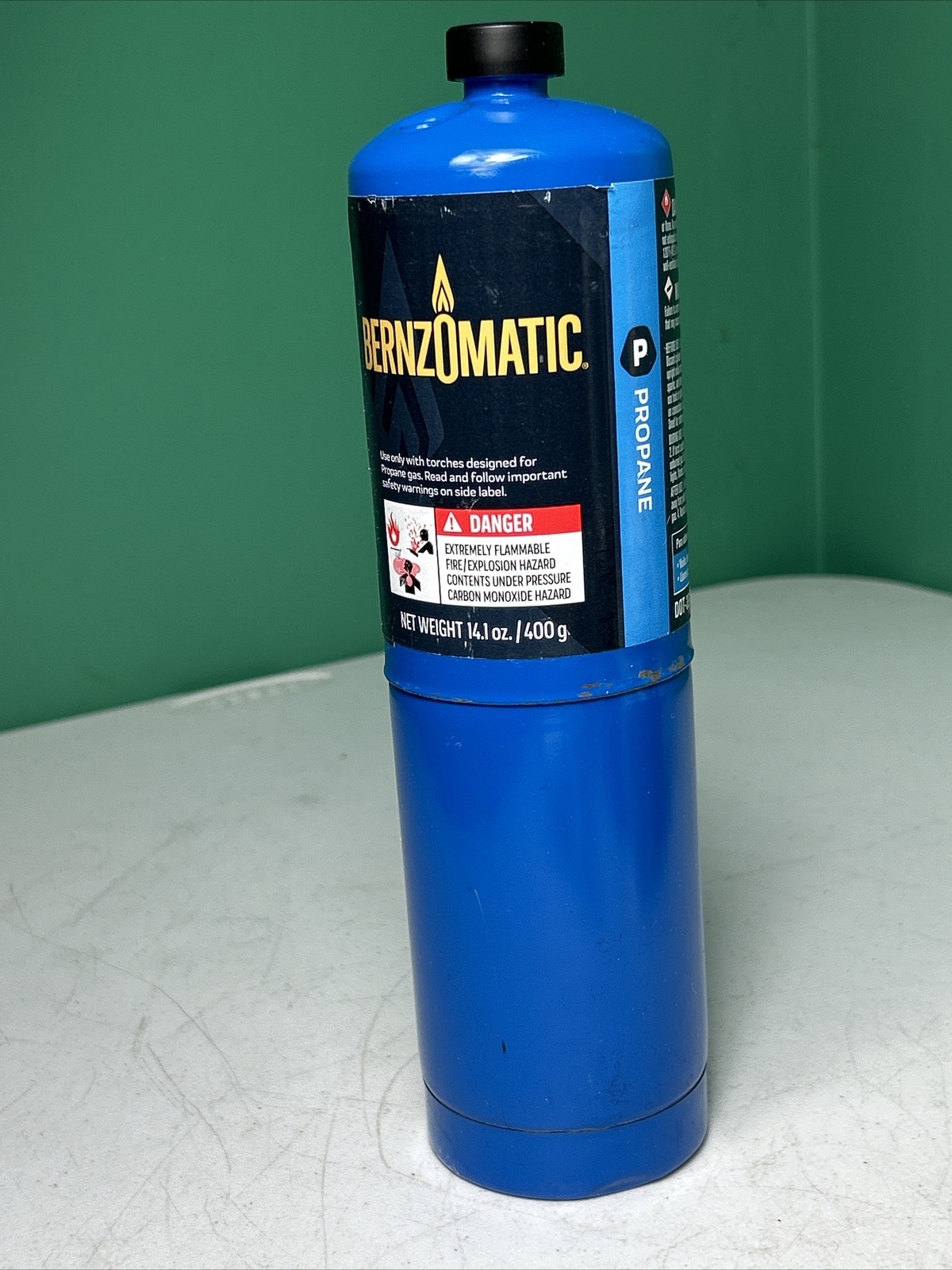 Bernzomatic 14.1oz Disposable Propane Gas Fuel Cylinder Tank Canister