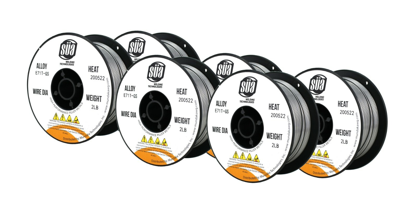 E71T-GS – Fluxcored MIG Wire – GASLESS – 2 Lb Spool, (SELECT SIZE AND QUANTITY)