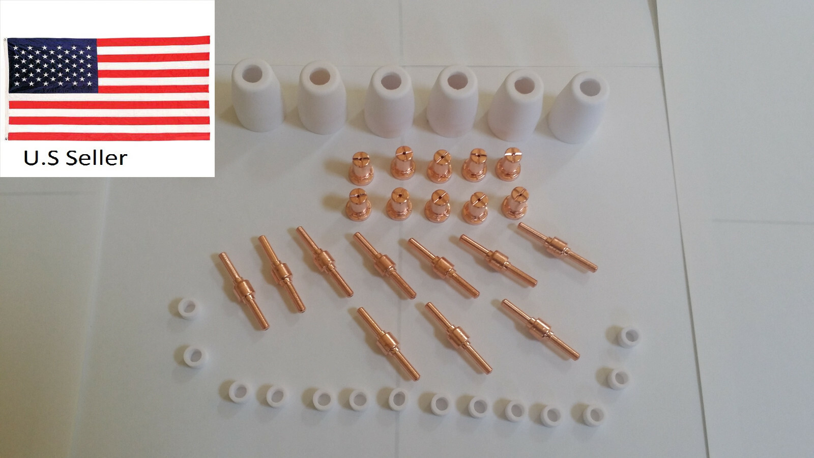REBOOT RBC-6000D CONSUMABLES 40PCS COPPER EXTENDED FOR PLASMA CUTTER