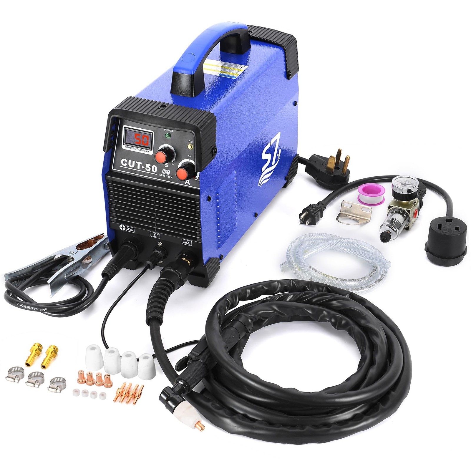 50A Plasma Cutter with LED Display, Dual Voltage Pest Repeller v.142