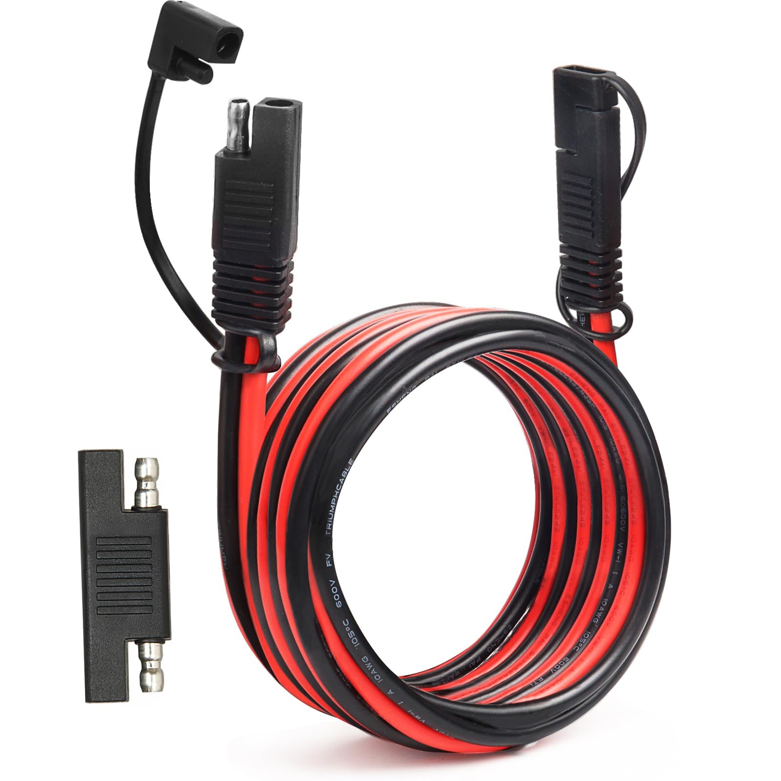 MOOKEERF SAE Extension Cable 10 AWG – 10FT Battery Charger 10FT, 10AWG