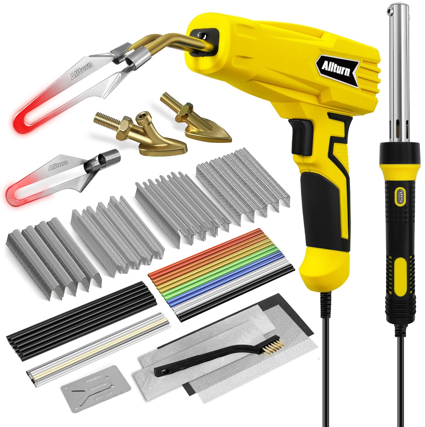 Allturn Plastic Welder, Welding Kit 3 in 1,Yellow Yellow