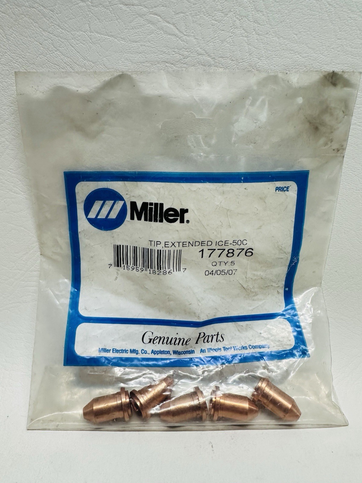 NEW Miller 177876 Tips (5 pack)