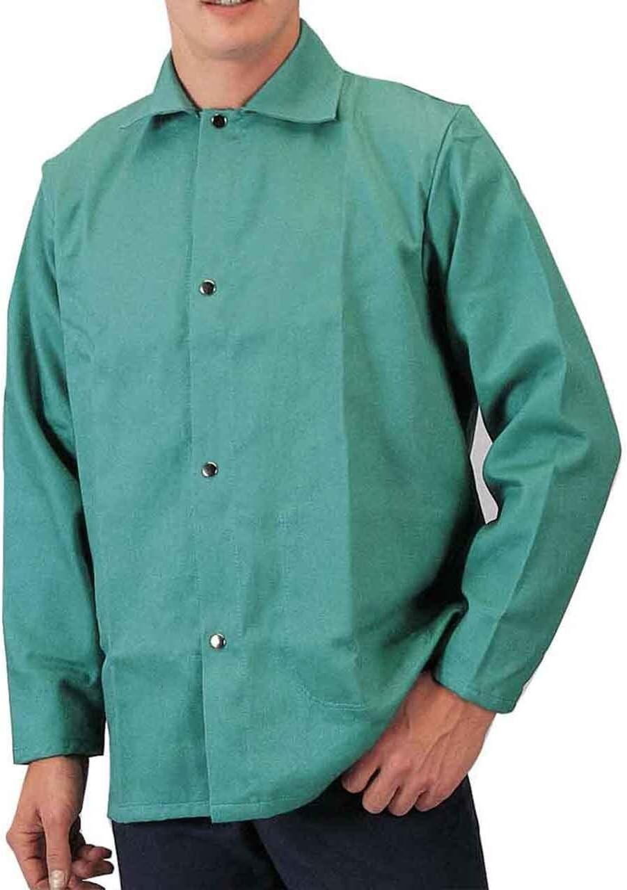 New Tillman Lightweight 30″ Green Flame Retardant Cotton Welding Jacket
