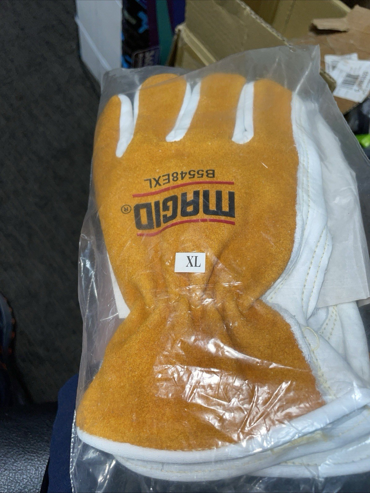 Magid Roadmaster Grain Cowhide Leather Drivers Gloves Size XL Brown B5548EXL New