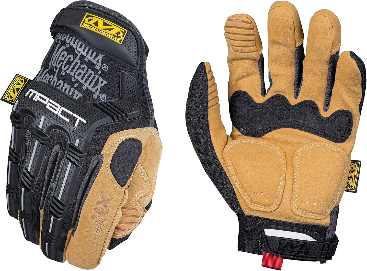 Mechanix Wear Material4x M-Pact Gloves – Abrasion-Resistant Gloves for Hand Safe
