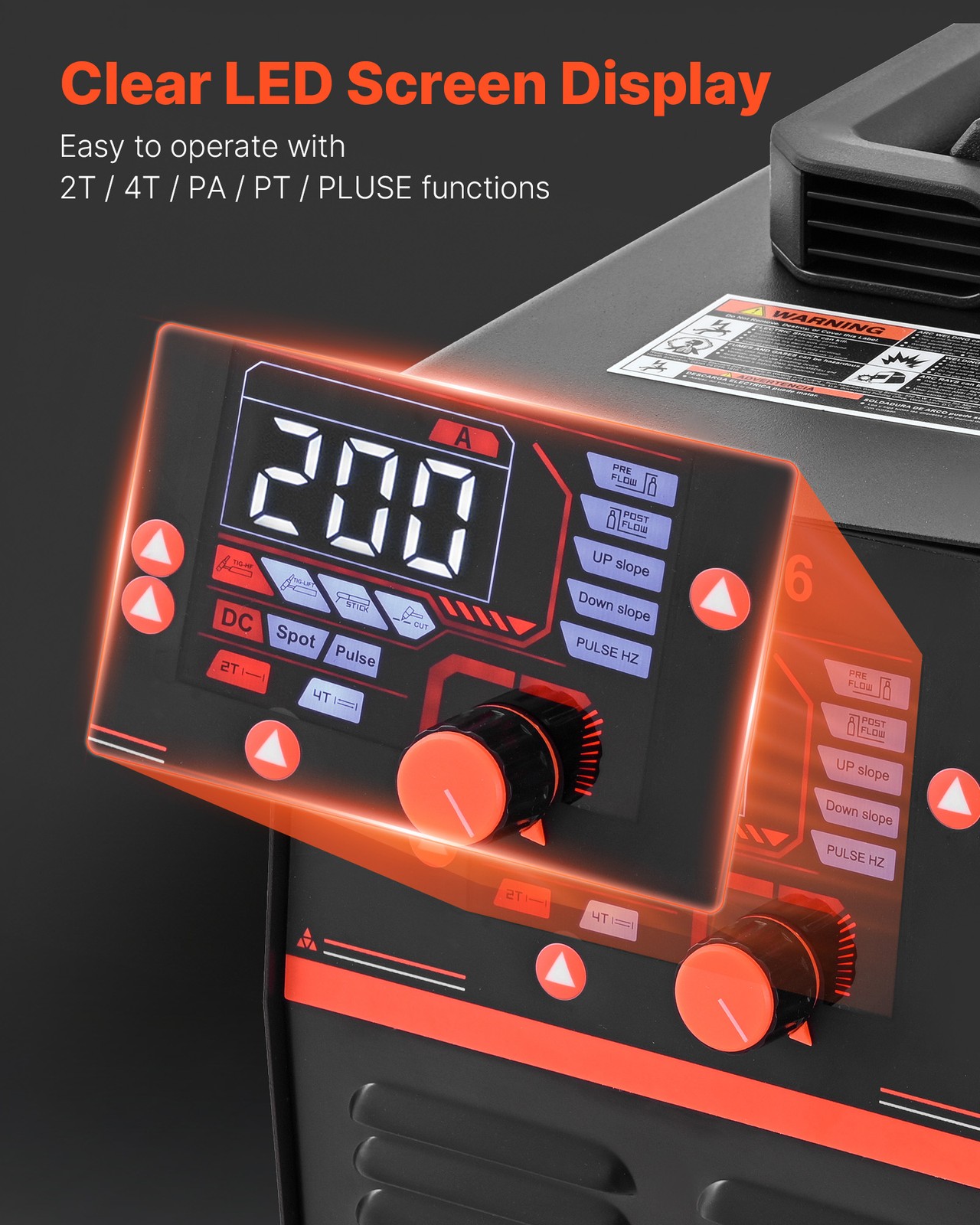 VEVOR 3-in-1 Plasma Cutter Welder Combo CUT/TIG/MMA Digital Display 110/220V