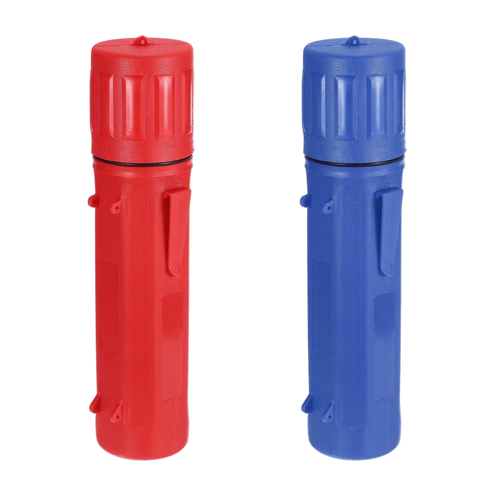 2 Pcs Welding Rod Storage Tube 14.5 Inch Electrode Container Red,Blue