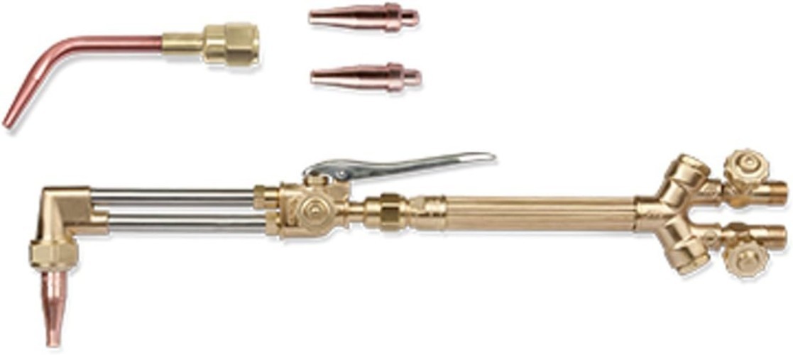 Professional Victor 350 Cutting Torch with Flashback Arrestors and Multiple Tips