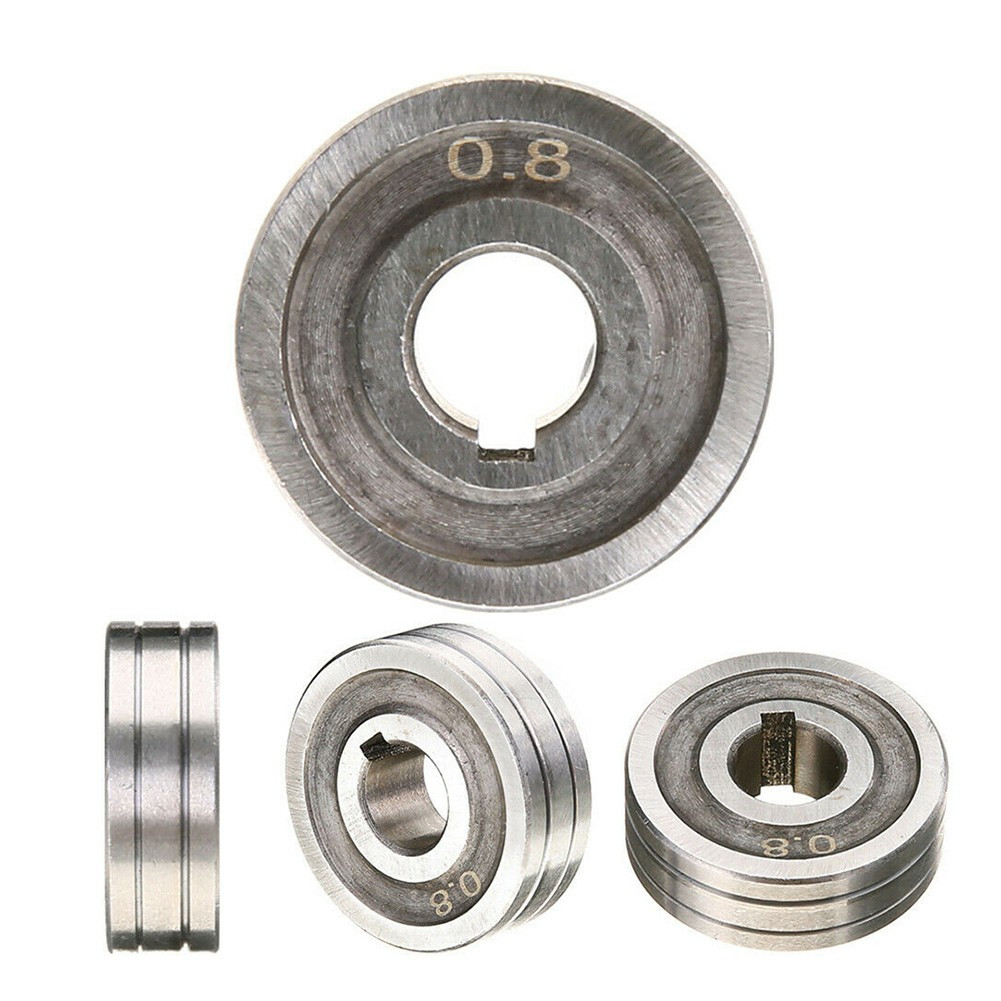 2PCS V-Groove for mig for welder Drive Roller Roll 0.6-0.8 & 0.8-1.0 Knurled