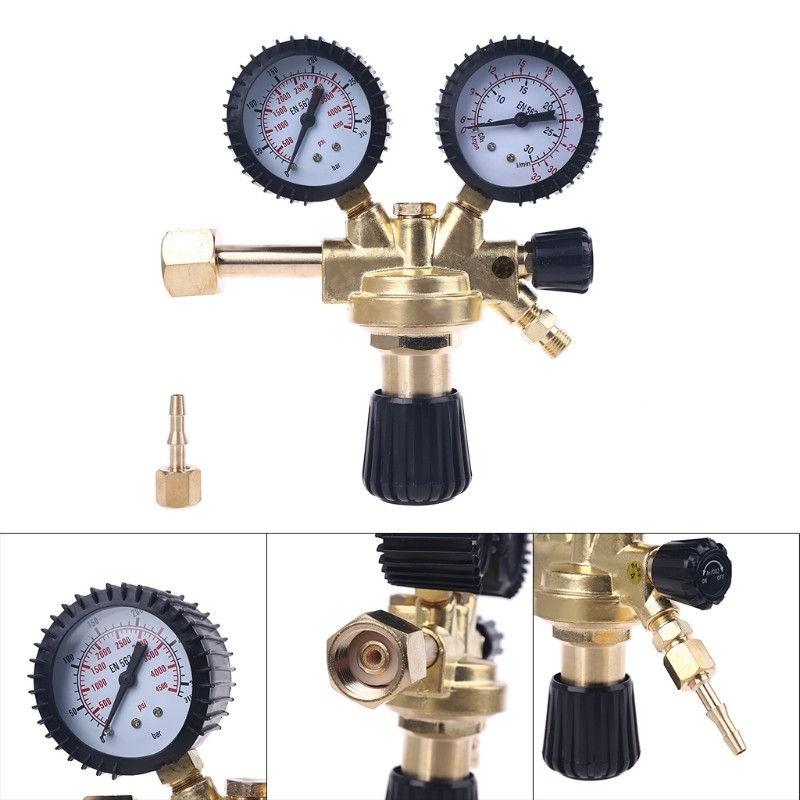 Argon CO2 Regulators Gauges Gas Welding Regulator Easy Installation for Argon