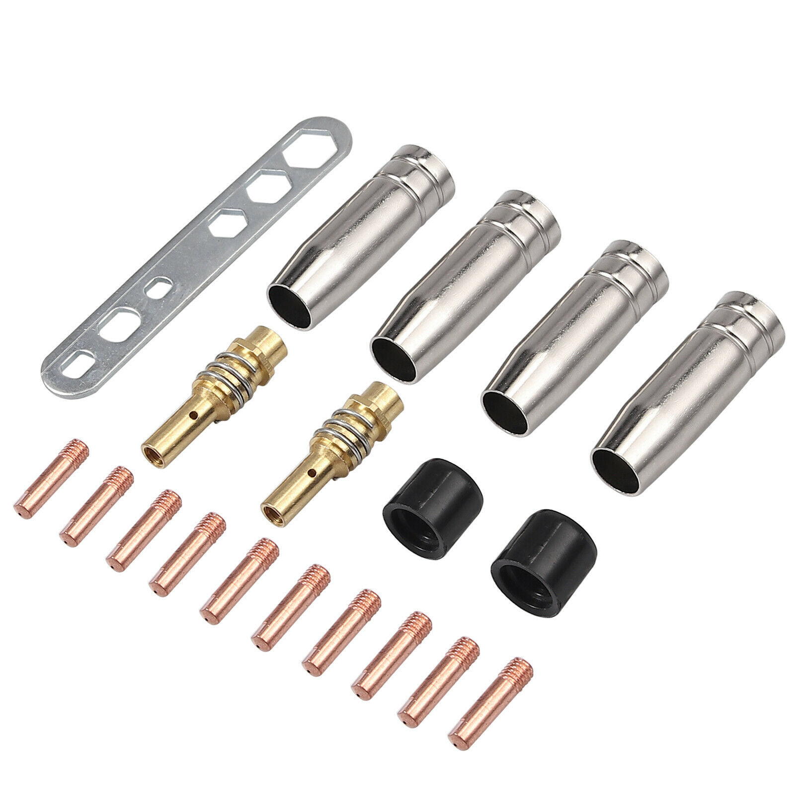 For MIG Welder New Welding Torch Parts Kit Contact Tips For Binzel 15AK Quality