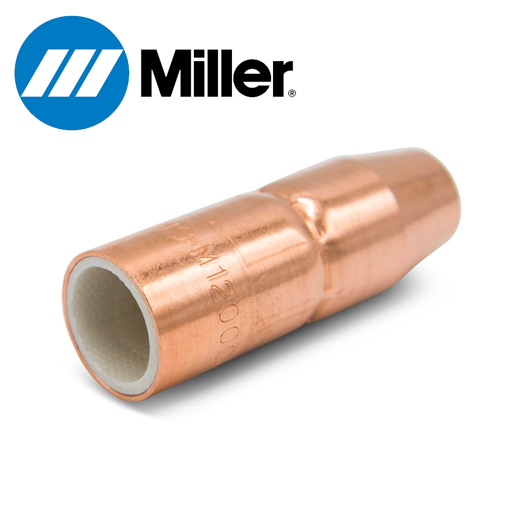 Miller NS-M1200C AccuLock MDX Thread-On Nozzle, 1/2″ Orifice, Flush Tip, Copper