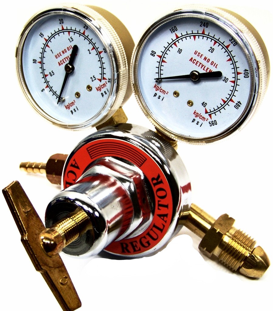 Acetylene Gas Welding Regulator Pressure Gauge Victor Type CGA200 Solid Brass
