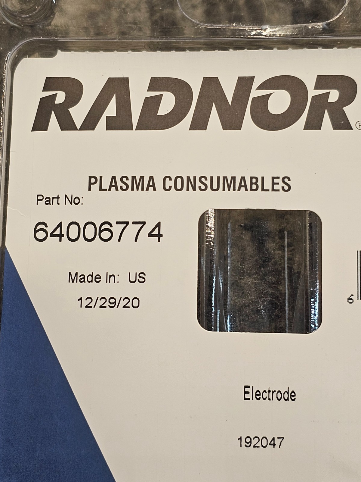 (QTY 5) Radnor 64006774 RAD64006774 55 Amp Gas Diffuser Plasma Consumable