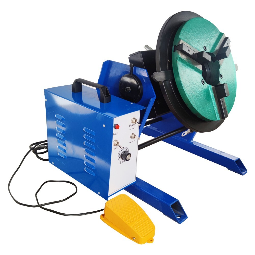 30KG Welding Positioner Turntable with 200mm Chuck Rotary Welding Benches