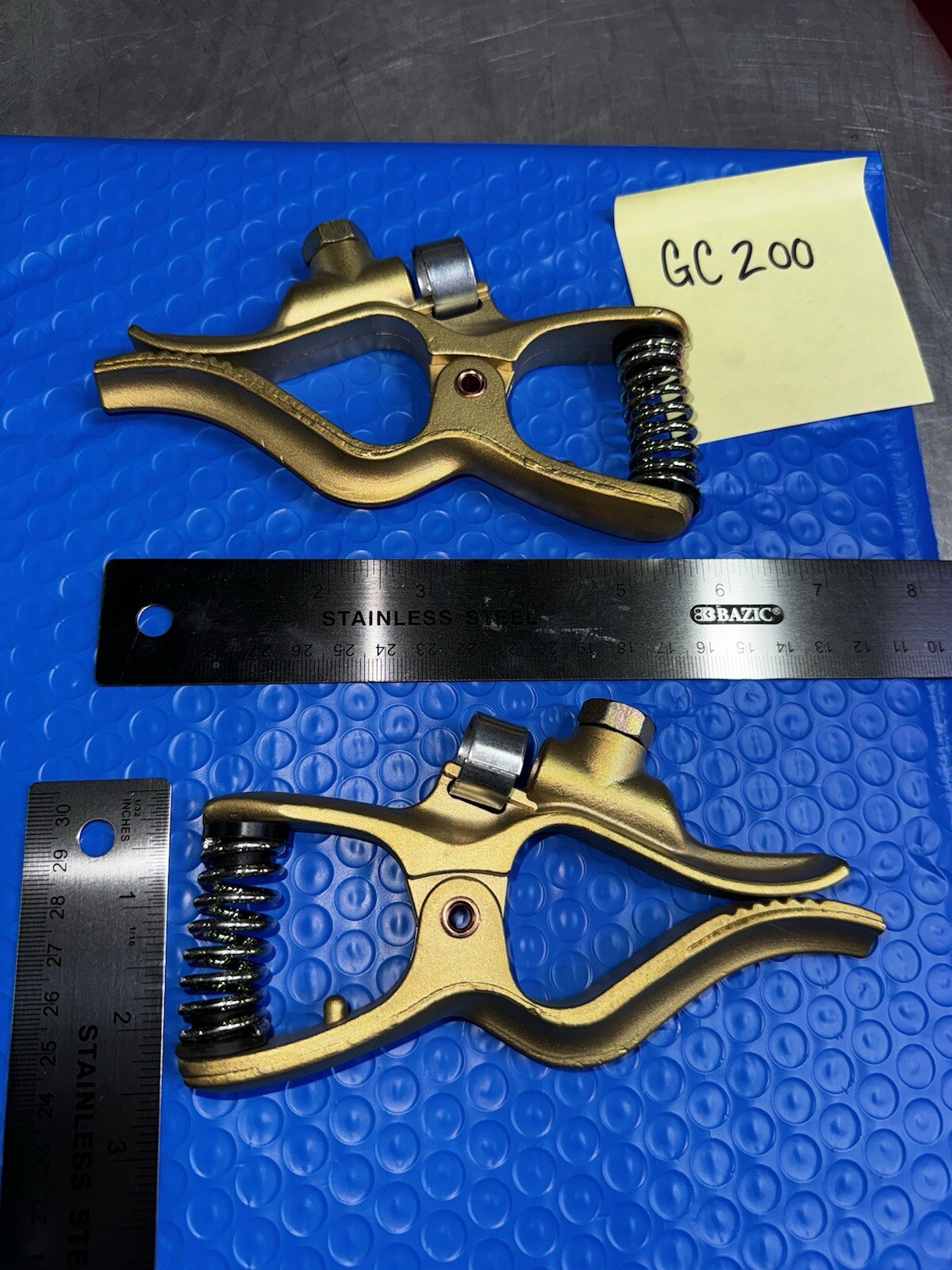GC-200 Ground Clamps Set Of 2 Copper Ground Clamp Compatible with Tweco 2 Lbs