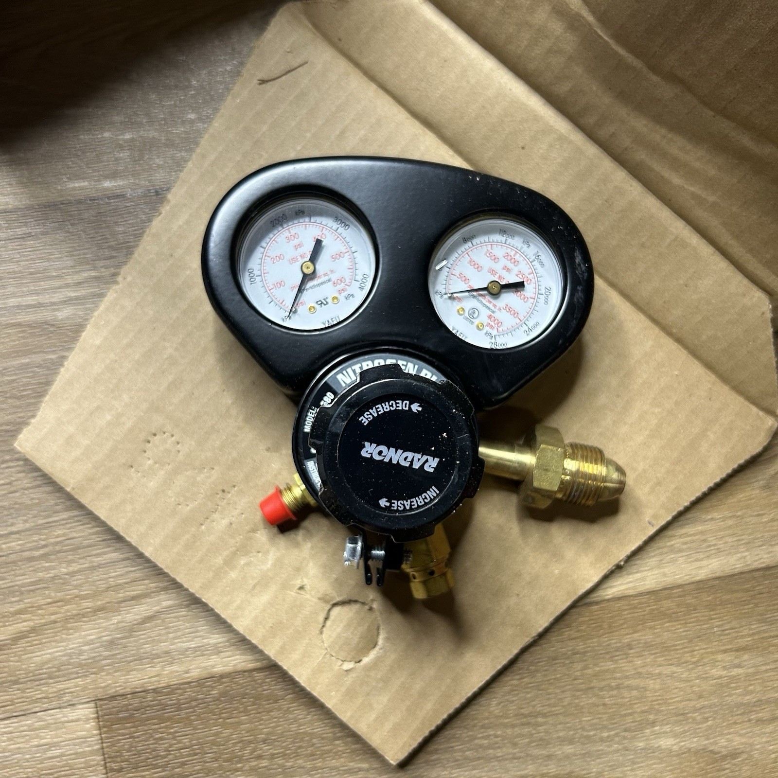 Radnor Pressure Regulator Nitrogen Purge Regulator GP250-500-580 NEW!