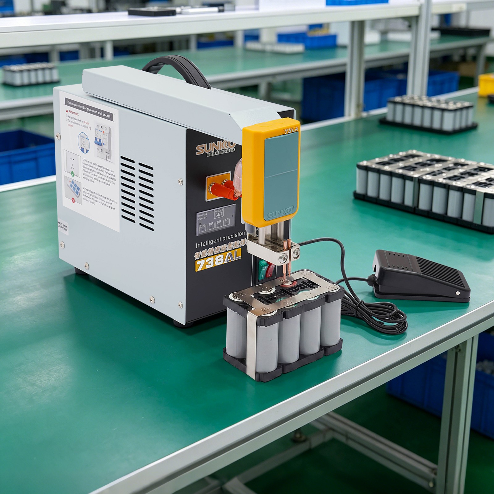3.6KW 738AL Battery Pulse Spot Welder For Soldering & Welding Machine SUNKKO