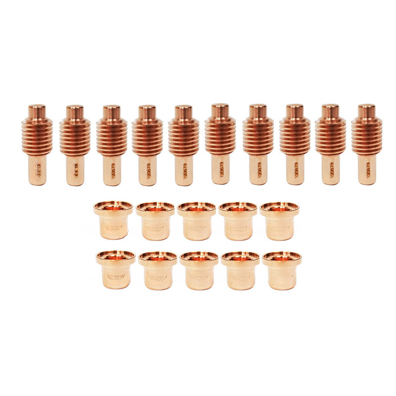 20PK Plasma Electrode Nozzle 55A For Snap-On YA5550 82050 Solar 2050 334-287-908