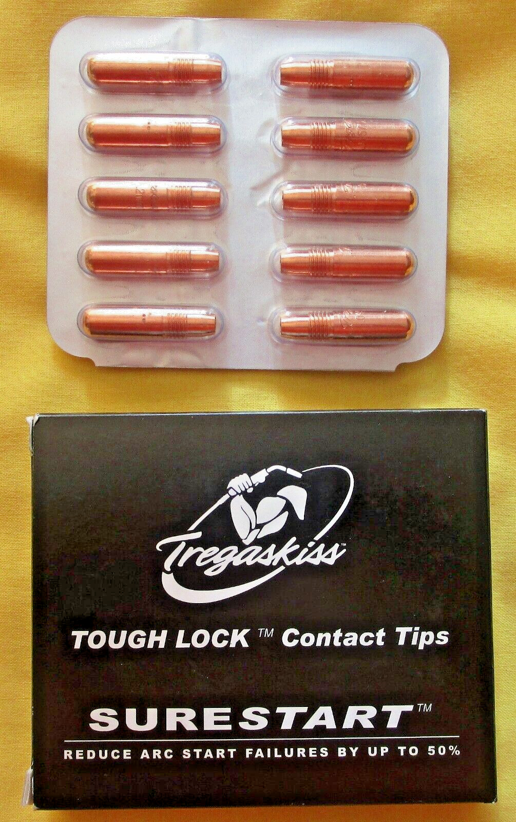 TREGASKISS 403-22-45 Tough Lock SureStart 0.045″ 1.2mm contact tip 10 pcs *NEW*