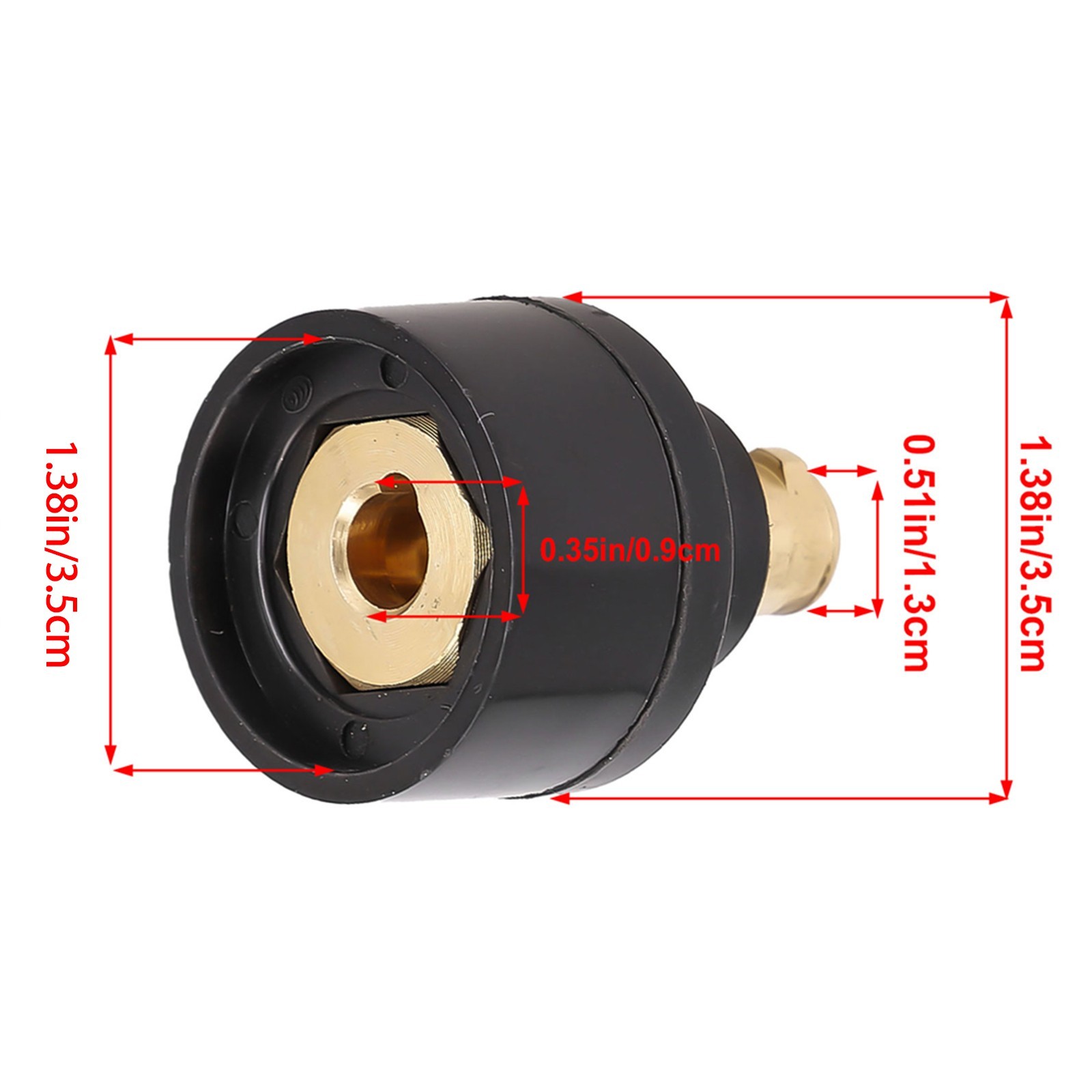 Easy Installation TIG Welding Torch Adapter WP17V 1025 to WP26V 3550 (13m)