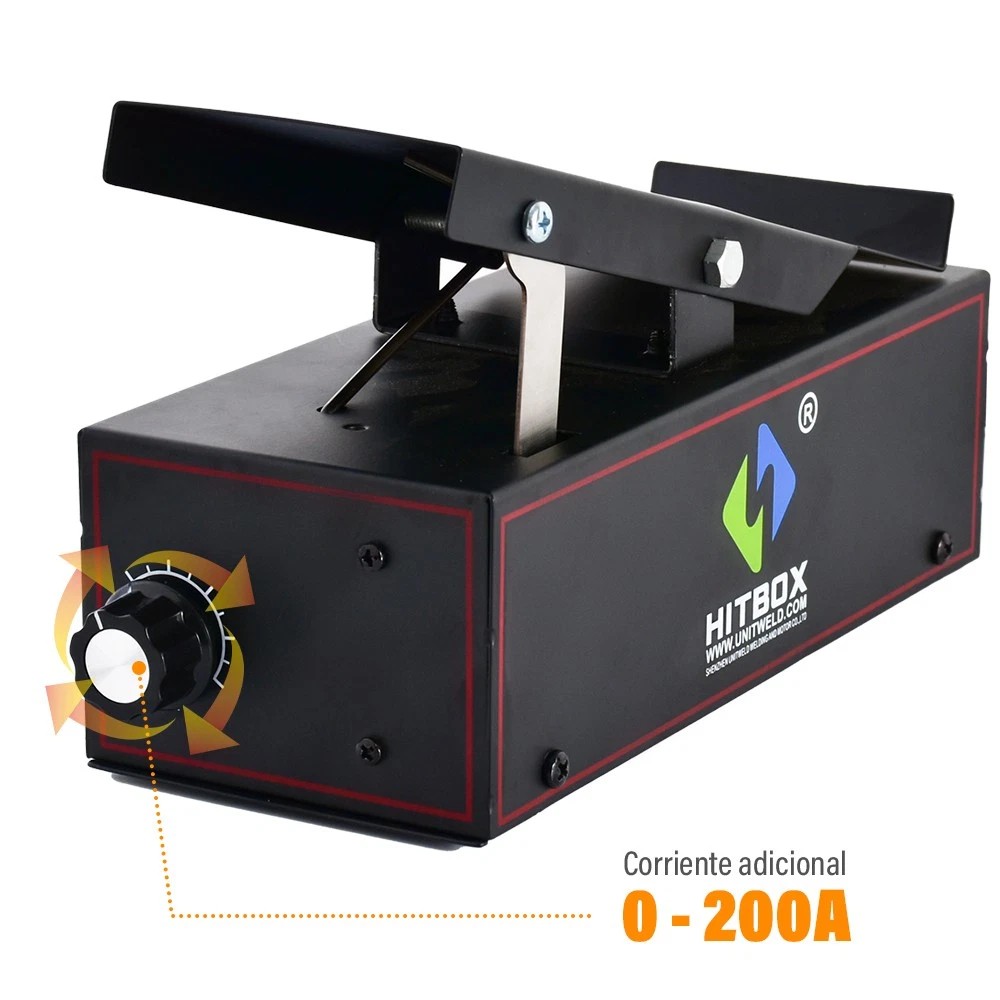 HITBOX 5in1 Aluminum AC DC TIG Welder Pulse/HF 200A MMA TIG Welder + Foot Pedal