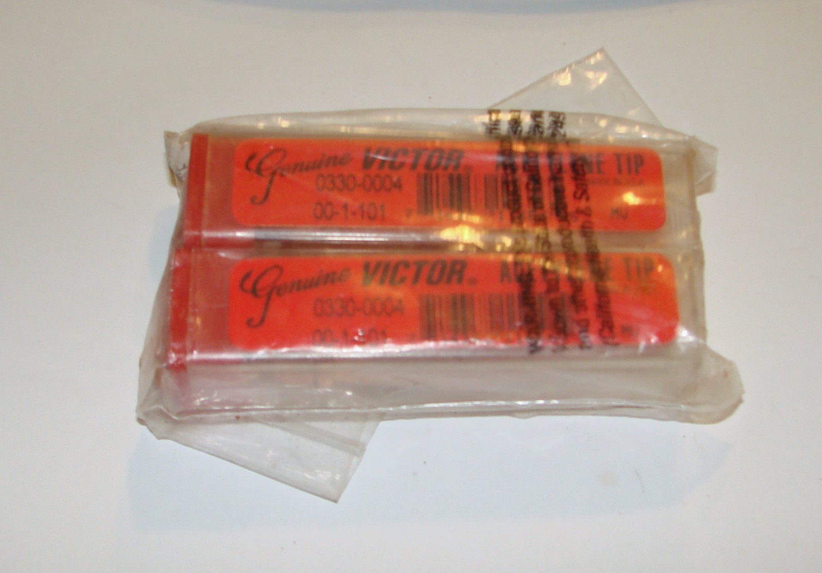 2 genuine Victor 00-1-101 Cutting Tip Size 00 Acetylene Torch Tip — 0330-0004