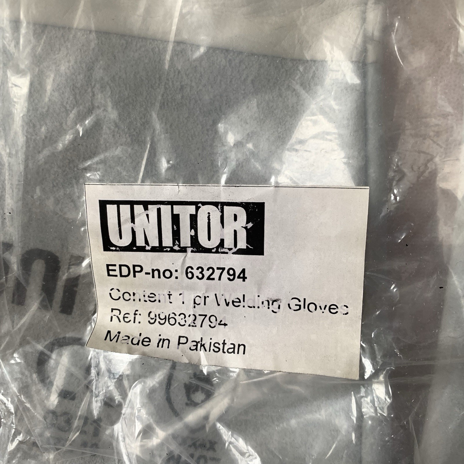Unitor Welding Gloves NEW 100 % Leather Size 10 Made in Pakistan EDP-no:6332794