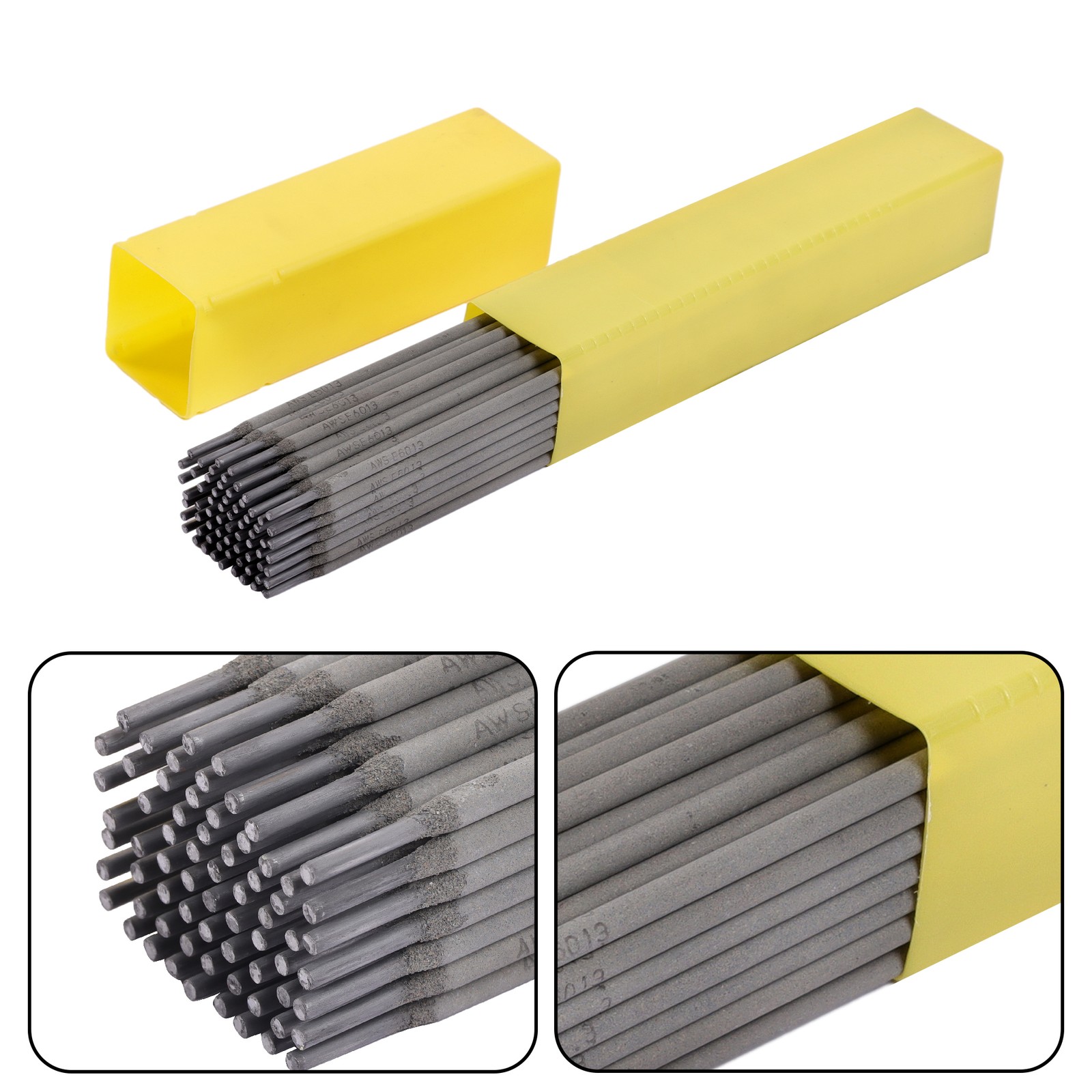 New Carbon Steel Electrode 1/8 Inch 5 lbs Premium Arc Welding Rods E6013 & Box