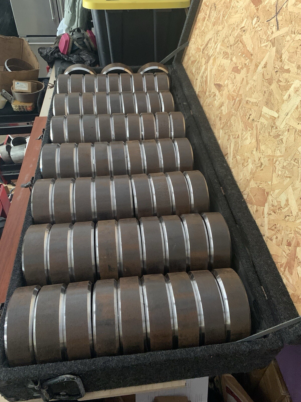 Welding COUPONSs, Pipe 12” X 1/4” Wall Thick X 2″ +/-3/16″ Long. Set of 1 pair