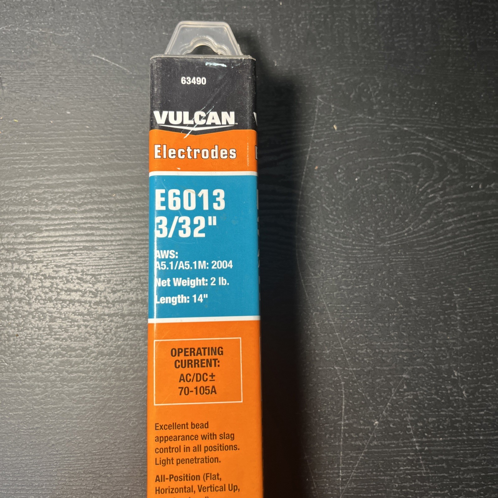 Vulcan E6013 3/32” Stick Electrodes Welding Rod2 Lbs 14″. 35 Rods left BIN #783