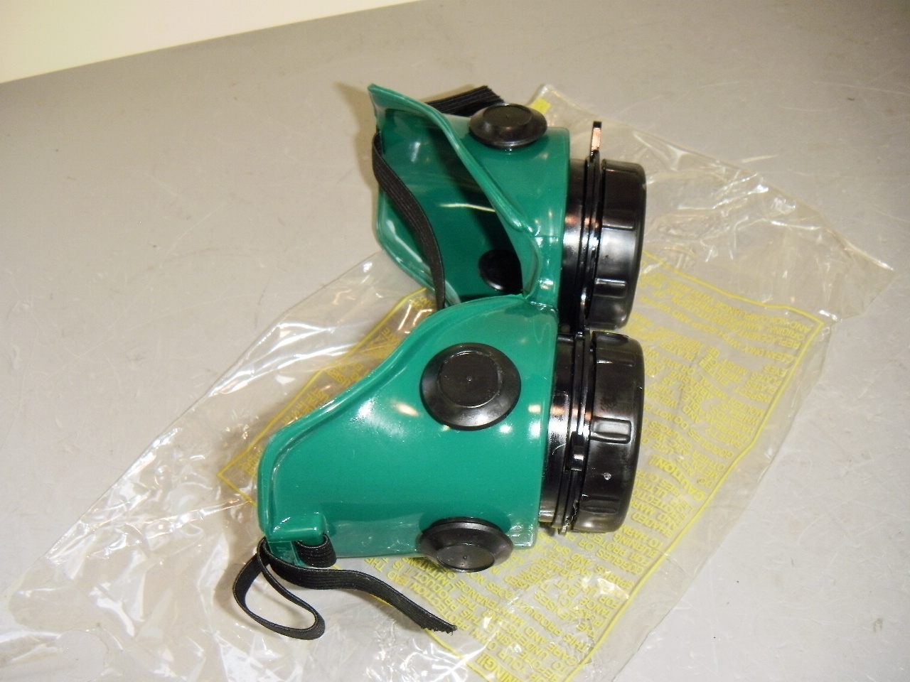 US Safety U002368150 Green Frame Flip Up 5.0 Welding Goggles Steampunk